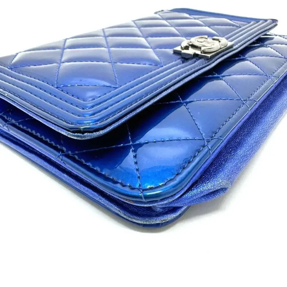 CHANEL Blue Shoulder Bag